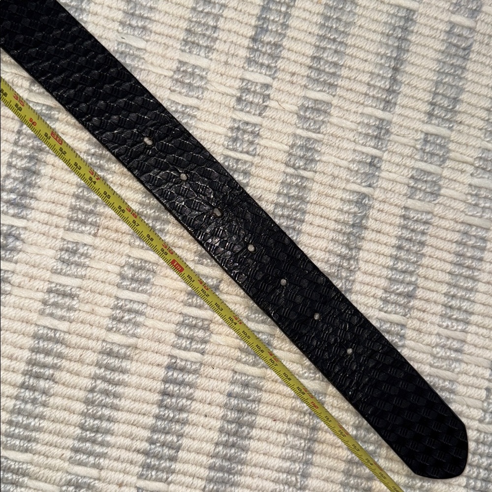Genuine Dickies Mens black leather belt L 38-40 - Picture 12 of 12